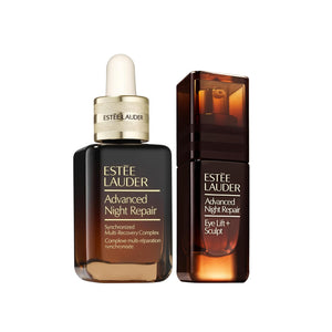 Estée Lauder Advanced Night Repair Potent Derm-Tested Duo Set | 1 Fl Oz Repair Serum & 0.5 Fl Oz Derm-Advanced Eye Lift Cream with Hyaluronic Acid & Peptides | Lifting + Firming + Hydrating : Beauty & Personal Care - 我的商店