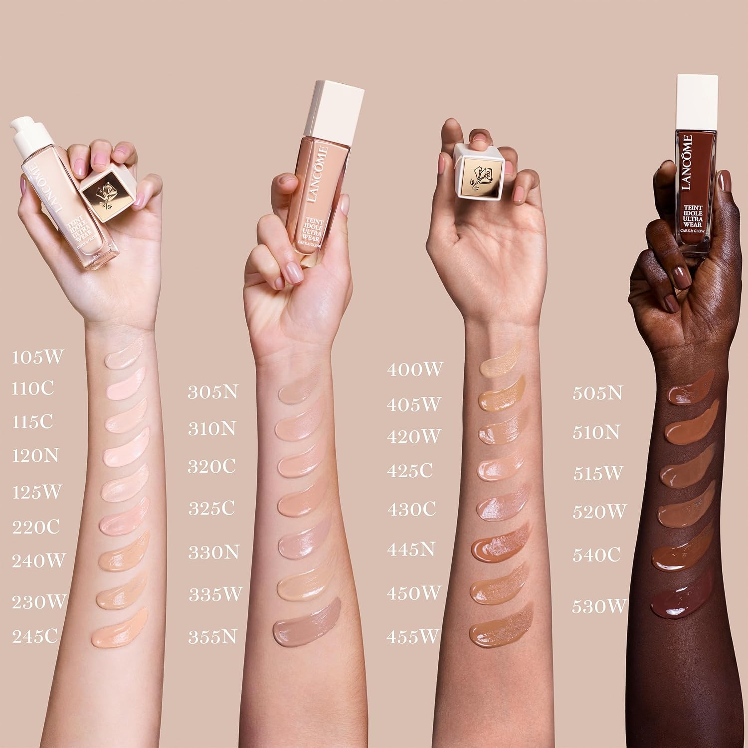 Lancôme Teint Idole Ultra Wear Care & Glow Longwear Foundation with SPF 27. Hydrating Medium Buildable Coverage & Glow Finish - 355N : Beauty & Personal Care - 我的商店
