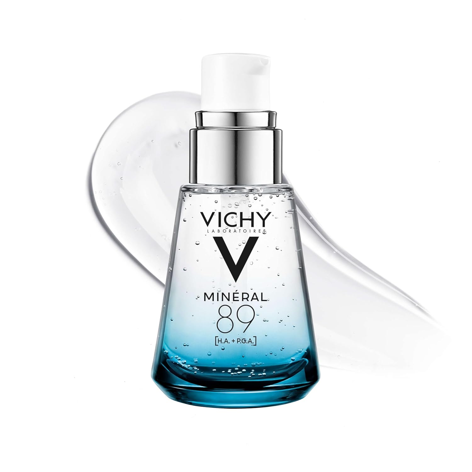 Vichy Mineral 89 Booster. Pure Hyaluronic Acid Serum for Face with Polyglutamic Acid for Skin Barrier Repair. Plumps & Hydrates. Lightweight Hydrating Serum. Oil-Free. Non-Sticky. 1.01 Fl Oz : Beauty & Personal Care - 我的商店